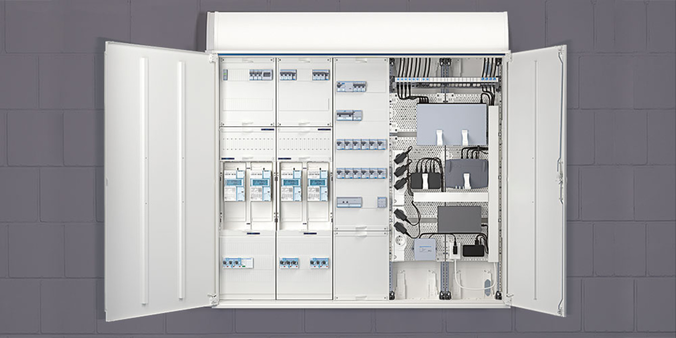 Technikzentrale bei Elektro Adigüzel in Fernwald-Annerod